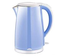 KANBUN Hervidor eléctrico de acero inoxidable, hervidor de agua de 1,7 litros, hervidor rápido y fácil de limpiar, 1800 W rápido