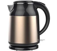 KANBUN Hervidor eléctrico, hervidor eléctrico de acero inoxidable con jarra de 1,8 litros, cocción rápida y fácil limpieza, 1800 W