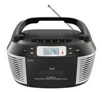 KANBUN Reproductor de CD portátil con Bluetooth, Radio Am/FM, Cassette de Cinta, Control Remoto, reproducción USB, grabadora, Toma de Auriculares, AC/batería alimentada por