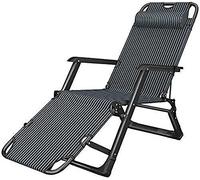 KANBUN Sillas Plegables sillas reclinables sillas reclinables afuera, Mecedora de jardín al Aire Libre Silla Relajante, Playa para Tomar el Sol