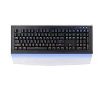 KANBUN Teclado de juego Mecánico, Teclado de juego con cable USB 108 teclas Teclado de juego retroiluminado por LED con interruptores azules para ordenador portátil, ordenador, PC
