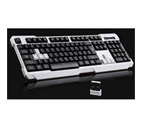 KANBUN Teclado inalámbrico USB, teclado de tamaño completo con teclado numérico de escritorio para ordenador portátil teclado de juego de escritorio en casa (color plata)