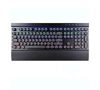 KANBUN Teclado Mecánico para Juegos, Cubiertas de Teclas ABS de 108 Teclas con Diseño Ergonómico para PC Portátil Ordenador Escritorio