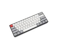 KANBUN Teclado mecánico, Teclado para Windows/PC/Ordenador Portátil/Ordenador de Escritorio, Soporta Efectos de Iluminación de Control de Ritmo Musical, 61 Teclas (color Gris)