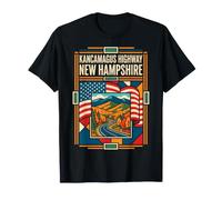 Kancamagus Highway New Hampshire Scenic Drive Arte Vintage Camiseta