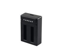 KanDaKanDao QooCam EGO - Base de carga de batería de repuesto para cámara 3D, hub de carga de batería de repuesto, no para base de carga directa de cámara QooCam EGO 3D