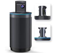 KanDao Meeting 360 Cámara de videoconferencia, 1080P HD 360° Enfoque Automático de Altavoz y Zoom Inteligente Cámara de Conferencia, Cámara para Salas de reuniones con cancelación de Ruido.