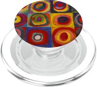 Kandinsky Color Study: Squares with Concentric Circles PopSockets PopGrip para MagSafe