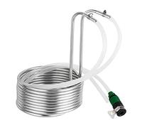KanDuo Accesorio de Hardware for Cerveza casera, Enfriador inmersión 3/8 '' x 8 m, Mosto Tubo Bobina enfriamiento Acero Inoxidable, intercambiador