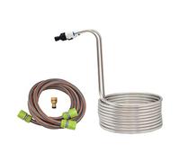 KanDuo Accesorio de Hardware for Cerveza casera, Enfriador inmersión, Mosto Tubo Bobina enfriamiento Acero Inoxidable(Complete Set of Cooling Equipment)