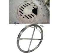Kanduo Barras planas de acero for desbloquear desagües, utilizadas como herramientas punzantes for eliminar obstrucciones difíciles.(4 cm/1.6 in,L 25m)