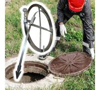 Kanduo Broca desatascador de desagües, varilla desatascadora flexible, for despejar obstrucciones en pozos y tuberías exteriores(3 cm/1.2 in,L 25 m/82 ft)