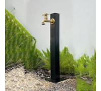 Kanduo columna de agua para jardin vertical Columna de agua de jardín al aire libre de acero inoxidable: grifo independiente, grifo antiescarcha, extensor de babero de manguera montado en el piso