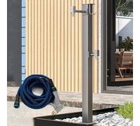 Kanduo columna de agua para jardin vertical Columna de agua de jardín independiente con soporte for manguera exterior, fuente de agua de metal, hidrante de jardín for riego/lavado