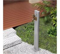 Kanduo columna de agua para jardin vertical Columna de agua de jardín independiente de acero inoxidable con grifo - Fuente de hidratación al aire libre for patios y jardines