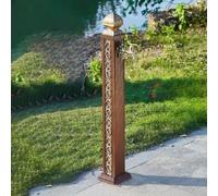 Kanduo columna de agua para jardin vertical Dispensador de columna agua vintage for exteriores, grifo anticongelante for hidrante jardín cuadrado independiente for granja y patio trasero(Brass a)