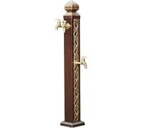 Kanduo columna de agua para jardin vertical Dispensador de columna agua vintage for exteriores, grifo anticongelante for hidrante jardín cuadrado independiente for granja y patio trasero(Brass B)