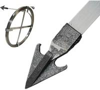 Kanduo Desatascador de desagües, herramienta de desbloqueo rápido de tuberías de acero al manganeso, especialmente diseñada for fregaderos y desagües(3 cm/1.2 in,L 10 m/33 ft)