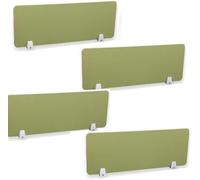 KAnduo Divisor acústico de privacidad for Escritorio, 4 Paneles, Reduce el Ruido y Las distracciones visuales, Ideal for oficinas en casa y aulas.(Green,30X100CM)