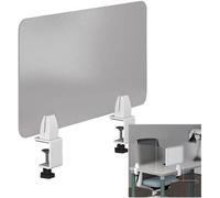 KAnduo Divisor de privacidad for Escritorio, Panel acrílico Transparente for Oficina, Separador contra Salpicaduras, Tablero divisorio Protector contra estornudos(50X100X0.5CM)