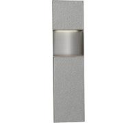 Kanduo Ducha de Acero Inoxidable, Estante de Ducha Empotrado Individual con luz Led, nicho de Estante único, nicho Vertical Resistente al Agua(Metallic,B-22.4x74.5x14cm)