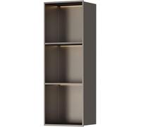 Kanduo Ducha de nicho empotrada for Almacenamiento en el baño, gabinete de Almacenamiento montado en la Pared, con luz LED, for Almacenamiento en el baño(Grigio,90x28x12.5cm)