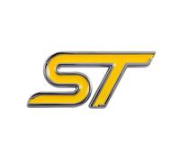 KAnduo Emblemas del Coche Carrocería Cromo Insignia Compatible con para Ford Focus MK2 MK3.5 MK4 Kuga Puma Fiesta ST,E