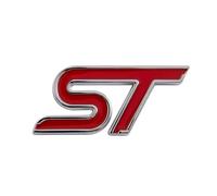 KAnduo Emblemas del Coche Carrocería Cromo Insignia Compatible con para Ford Focus MK2 MK3.5 MK4 Kuga Puma Fiesta ST,D