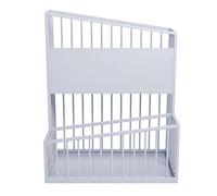 KanDuo Estante for paraguas de pasillo, pie metal comercial gran capacidad, organizador entrada for hotel, soporte for interior(White,L)