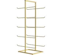 Kanduo estantes para esterilla de yoga Estante de exhibición for pesas de yoga, carrito de almacenamiento de rodillos de espuma de metal for esterillas de yoga, con capacidad for 10 o 20 esterillas(Go