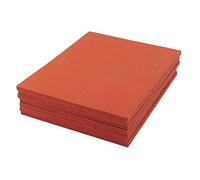 KanDuo Estera de Espuma de Silicona roja, Tablero de Espuma, Tablero de 1 Pieza, Almohadilla Resistente a Altas temperaturas de Esponja súper Suave(500 x 500 x 5mm)