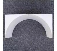 Kanduo Kit de arco para puerta Conjunto De 2 Arcos De Medio Punto; Molduras De Arco De Espuma Ligeras for Uso En Interiores, Pasillos Y Marcos De Puertas,41x41x41cm