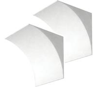 Kanduo Kit de arco para puerta Juego de 2 molduras de arco de espuma, molduras de arco decorativas for marcos de puertas, adecuadas for interiores/pasillos (38x38x38cm)