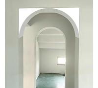 Kanduo Kit de arco para puerta Juego de arcos de espuma, 2 listones de arco, pintables, for puertas semicirculares (28 x 28 x 28 cm)