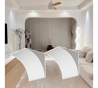 Kanduo Kit de arco para puerta Juego de esquinas de arco semicircular, molduras de arco decorativas for marcos de puertas interiores, juego de 2