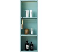 Kanduo Nicho de Acero Inoxidable Empotrado, No Requiere Azulejos, Estante de Ducha for baño, Disponible for baño, Cocina, Sala de Estar(Green)