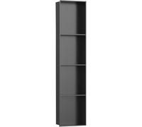 Kanduo Nicho de Acero Inoxidable, Estante de Ducha Empotrado for partición de baño, Estante de gabinete de Metal for Pared de TV for Sala de Estudio y Sala de Estar(120x28cm)