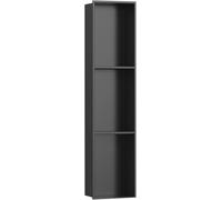 Kanduo Nicho de Acero Inoxidable, Estante de Ducha Empotrado for partición de baño, Estante de gabinete de Metal for Pared de TV for Sala de Estudio y Sala de Estar(90x28cm)