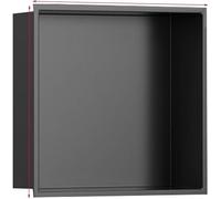 Kanduo Nicho de Acero Inoxidable, Estante de Ducha Empotrado for partición de baño, for Sala de Estudio, Sala de Estar, casa Club, Edificio de oficinas(32x32cm)