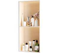 Kanduo Nicho de Acero Inoxidable, no se requieren Azulejos, nichos con estantes, nichos de Almacenamiento for baños, for Salas de Estar, cocinas, áreas públicas(Bianco,28x70cm)