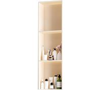 Kanduo Nicho de Acero Inoxidable, no se requieren Azulejos, nichos con estantes, nichos de Almacenamiento for baños, for Salas de Estar, cocinas, áreas públicas(Bianco,28x90cm)