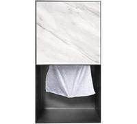 Kanduo Nicho de Ducha de Acero Inoxidable, Almacenamiento Empotrado for baño, cubículos insertables, Carrito for champú, Estante Empotrado(Grigio)