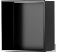 Kanduo Nicho de Ducha de Acero Inoxidable: Compartimento de Almacenamiento Empotrado for champú, jabón y artículos de tocador(Nero)