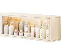 Kanduo Nicho de Ducha de Acero Inoxidable de Doble Capa, Carrito de Ducha Empotrado, for Almacenamiento en el baño(Bianco,80x17x30cm)