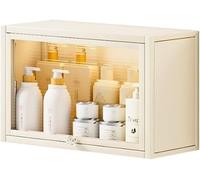 Kanduo Nicho de Ducha de Acero Inoxidable de Doble Capa, Carrito de Ducha Empotrado, for Almacenamiento en el baño(Bianco,40x17x30cm)