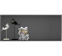 Kanduo Nicho de Ducha, No Requiere Azulejos, Empotrado, Horizontal, Acero Inoxidable, for Champú y Artículos de Tocador(Grigio,72x32cm)