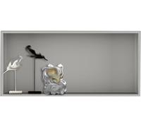 Kanduo Nicho de Ducha, no Requiere Azulejos, Empotrado, Horizontal, Organizador de Estante de baño Individual for champú y artículos de tocador(Light Grey,62x32cm)
