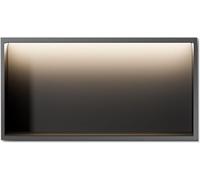 Kanduo Nicho de Estante de Ducha de Almacenamiento Empotrado for Almacenamiento de baño, Estante de Almacenamiento montado en la Pared(70x28x12.5cm)