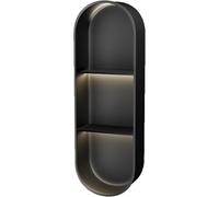 Kanduo Nicho de Pared con luz LED no Regulable, nicho de Ducha Empotrado for Almacenamiento en el baño(100x35x15cm)