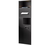 Kanduo Nicho Empotrado de Acero Inoxidable, Soporte for Cubo de Basura de Papel higiénico, Estante de Ducha Organizador, Soporte for Rollo de Papel(30x78cm)